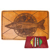 Handcrafted Leather Original Mens Wallet -  FL Flag Snook