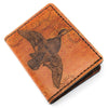 Handcrafted Leather Original Mens Wallet -  Duck Hunt