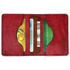 Handcrafted Leather Original Mens Wallet -  FL Flag Redfish
