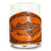 Handcrafted Leather Wrapped Whiskey Glass | Bass Rocks Glass