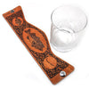Handcrafted Leather Wrapped Whiskey Glass | Bass Rocks Glass