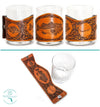 Handcrafted Leather Wrapped Whiskey Glass | Bass Rocks Glass