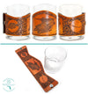 Handcrafted Leather Wrapped Whiskey Glass | Bass Gulp