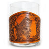 Handcrafted Leather Wrapped Whiskey Glass | Bass Morning Glory