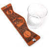 Handcrafted Leather Wrapped Whiskey Glass | Bass Morning Glory