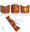 Handcrafted Leather Wrapped Whiskey Glass | Bass Morning Glory