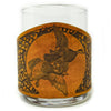 Handcrafted Leather Wrapped Whiskey Glass | Mallard Ducks
