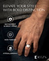 Silver Square Signet Rings (Polished)