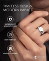 Silver Round Signet Rings (Polished)