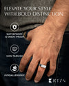 Rectangle Silver Signet Rings (Polished)