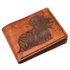 Handcrafted Mallard Retrieved Leather Bill Fold Wallet - Made to Order in USA
