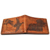 Handcrafted Mallard Retrieved Leather Bill Fold Wallet - Made to Order in USA