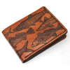 Handcrafted Inshore Slam Leather Bill Fold Wallet - Made to Order in USA