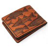 Handcrafted Inshore Slam Leather Bill Fold Wallet - Made to Order in USA