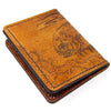 Handcrafted Leather Original Mens Wallet -  Pair of Permits