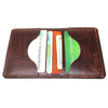 Handcrafted Leather Original Mens Wallet -  Pair of Permits
