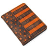 Handcrafted Leather Original Mens Wallet - Stars and Stripes