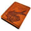 Handcrafted Leather Original Mens Wallet -  Twisting Tarpon
