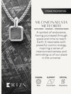 Meteorite Square Pendant Necklace