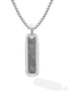 Meteorite Column Pendant Necklace