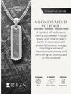 Meteorite Column Pendant Necklace