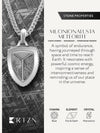Meteorite Shield Pendant Necklace