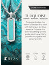 Turquoise Column Pendant Necklace
