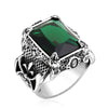 Men's Retro Ornament Titanium Steel Fashionmonger Nordic Stainless Rings