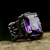 Men's Retro Ornament Titanium Steel Fashionmonger Nordic Stainless Rings