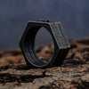 Men's Retro Titanium Steel Brass Knuckle Personality Rings