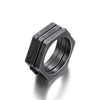 Men's Retro Titanium Steel Brass Knuckle Personality Rings