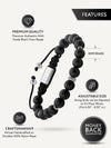 Black Onyx Beaded Bracelet  - Mykonos
