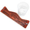 Handcrafted Leather Wrapped Whiskey Glass | Redfish Rocks Glass