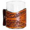 Handcrafted Leather Wrapped Whiskey Glass | Redfish Rocks Glass