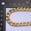 Long Gold Miami Cuban Curb Chain Necklace Stainless Steel 8.5mm Thick Men's Chain 23.5 inch Necklace | WA-1589 WA-1590 Clearance Pricing