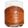 Handcrafted Leather Wrapped Whiskey Glass | Snook Rocks Glass