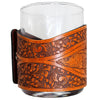 Handcrafted Leather Wrapped Whiskey Glass | Snook Rocks Glass