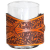 Handcrafted Leather Wrapped Whiskey Glass | Tarpon Rocks Glass