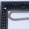 Chunky Stainless Steel Men's Cuban Link Chain Necklace 18.11” Long 8,10,12,14 mm Wide WA-3910