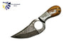 Damascus Knife, Skinner Knife, Hand forged by Titan TD-201