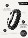 Black Onyx Beaded Bracelet - Morocco