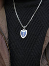Lapis Lazuli Shield Pendant Necklace