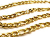 Curb Chain Necklace Bracelet Set, Waterproof Silver Gold Links