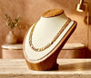 Curb Chain Necklace Bracelet Set, Waterproof Silver Gold Links