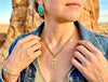 Three Crosses of Calvary Necklace | Gold Silver Triple Cross Pendant