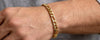 Curb Chain Necklace Bracelet Set, Waterproof Silver Gold Links