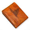 Handcrafted Redfish Leather Bill Fold Wallet - Made to Order in USA
