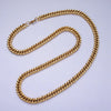 Men's Chain Necklace, Cuban Link Chain Necklace, Stainless Steel Silver Chain, 7mm Cuban Chain Necklace 23.5 inch | WA-1591 WA-1592 Clearance Pricing