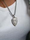 Meteorite Shield Pendant Necklace