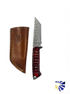 A 2. Titan Diver - Damascus steel/ EDC / cherry wood TD-275
